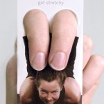 Die Cut Fitness Business Card
