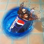 Pepsi 3D Floor Graphic